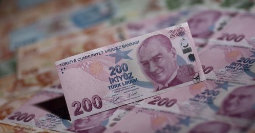 Turkish lira banknotes are seen in this illustration taken in Istanbul, Türkiye, Nov. 23, 2021. (Reuters Photo)