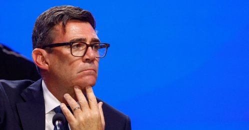 British Prime Minister Andy Burnham attends a meeting of the so-called Coalition of the Willing group, amid Russia's attack on Ukraine, in Kyiv, Ukraine, Aug. 24, 2026. (Reuters Photo)