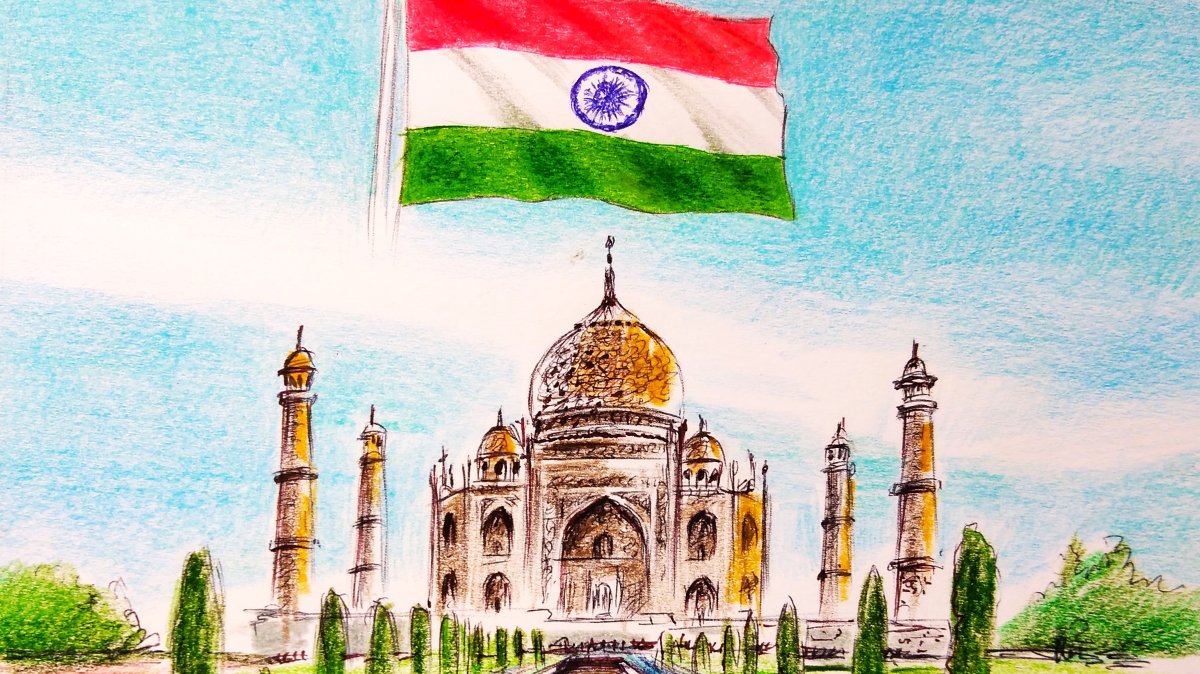 "Muslims in India are not guests waiting to be accepted into that story. They are among its authors." (Illustration by Erhan Yalvaç)