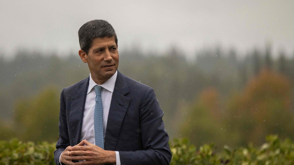 Federal Reserve Chair Kevin Warsh at the Jackson Hole Economic Symposium in Jackson Hole, Wyoming, U.S., Aug. 28, 2026. (AFP Photo)