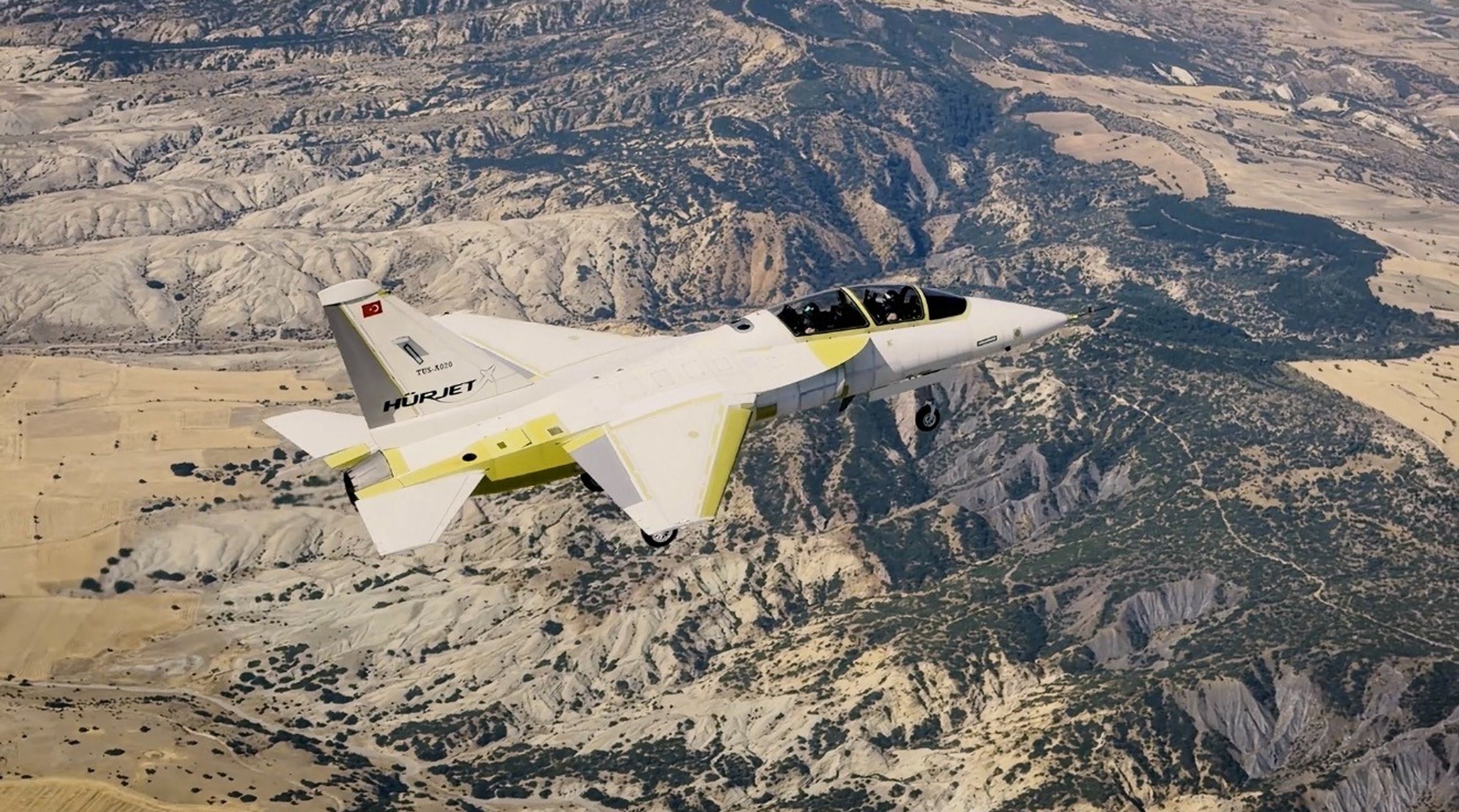 1st Hürjet to be delivered to Turkish Air Force completes flight