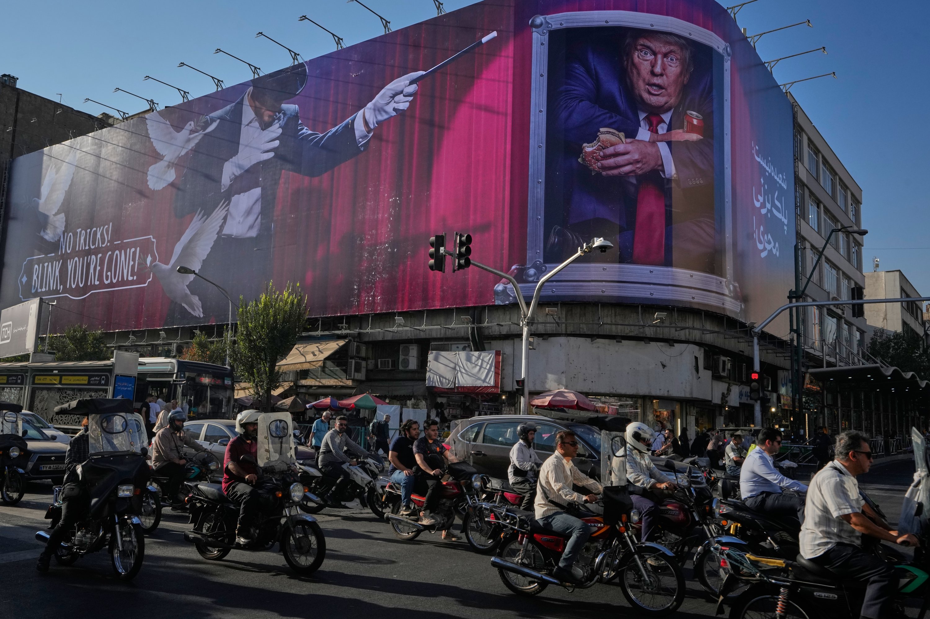 Iran, US trade strikes for 1st time in month to reignite Mideast war