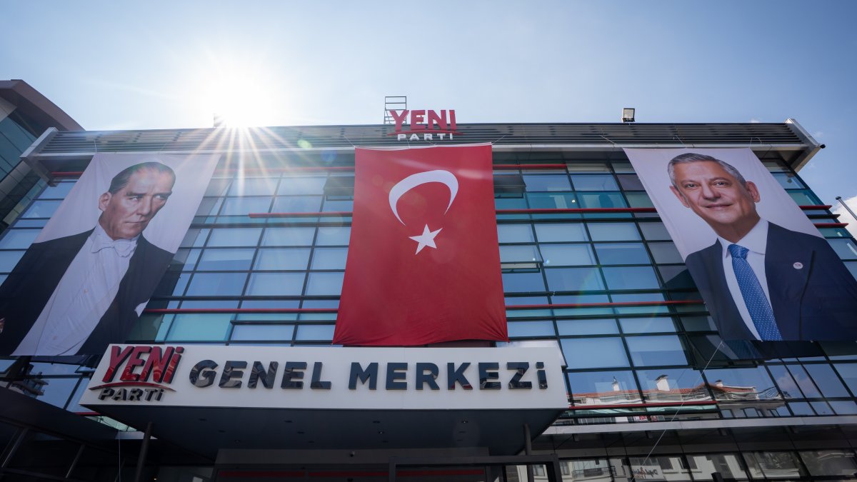 The headquarters of the Yeni Party, Ankara, Türkiye, Aug. 31, 2026. (AA Photo)
