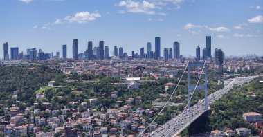 A view of business skyscrapers, Istanbul, Türkiye, July 30, 2026. (AA Photo)