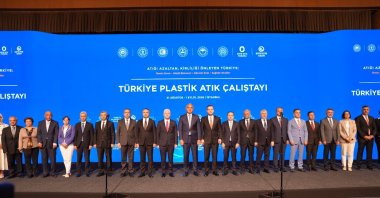 Officials pose for a family photo at the Türkiye Plastic Waste Workshop, Istanbul, Türkiye, Aug. 31, 2026. (Courtesy of Zero Waste Foundation)