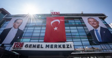 The headquarters of the Yeni Party, Ankara, Türkiye, Aug. 31, 2026. (AA Photo)