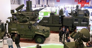 Aselsan air defense systems are displayed at the SAHA 2026 International Defence and Aerospace Exhibition in Istanbul, Türkiye, May 8, 2026. (Reuters Photo)