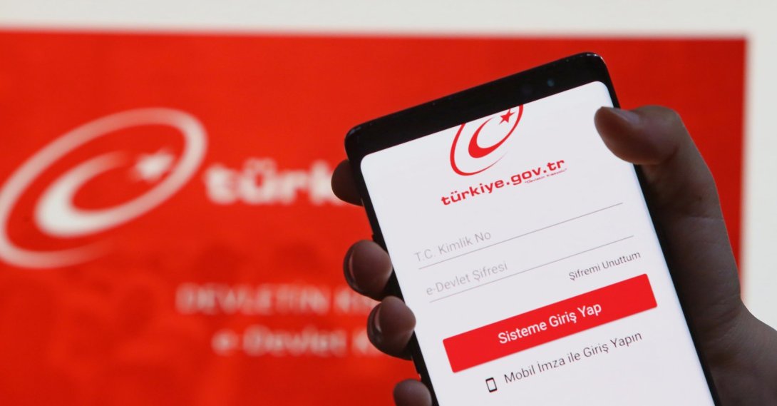 A screen displays Türkiye's e-Government Gateway, Istanbul, Türkiye, April 6, 2020. (Shutterstock Photo)