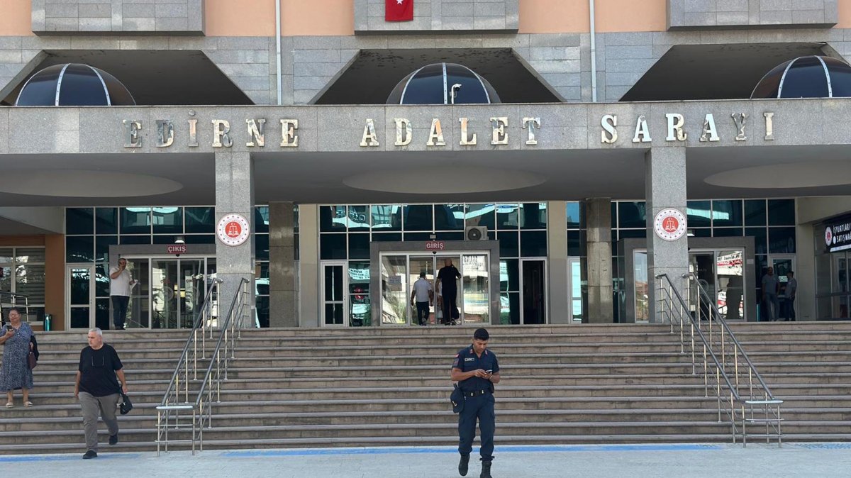 The Edirne Courthouse, Edirne, Türkiye. (DHA Photo)