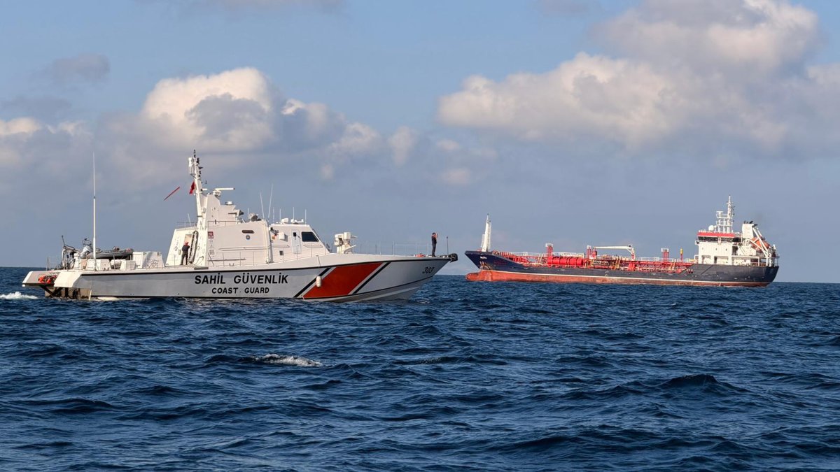 Search and rescue operations are conducted off Silivri after two Turkish-flagged commercial ships collided, Istanbul, Türkiye, Sept. 2, 2026. (AA Photo)