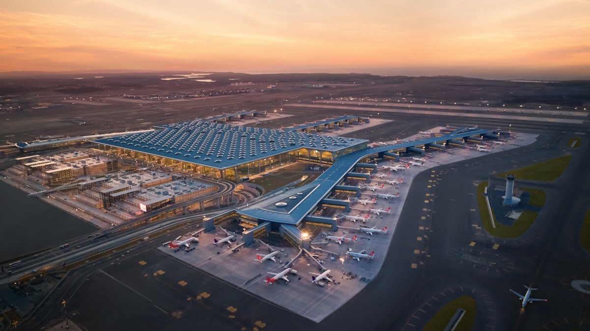 A view of Istanbul Airport, Istanbul, Türkiye, June 29, 2019. (AA Photo)