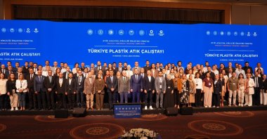 Participants pose for a group photo during the Türkiye Plastic Waste Workshop, Istanbul, Türkiye, Sept. 1, 2026. (Courtesy of Zero Waste Foundation)