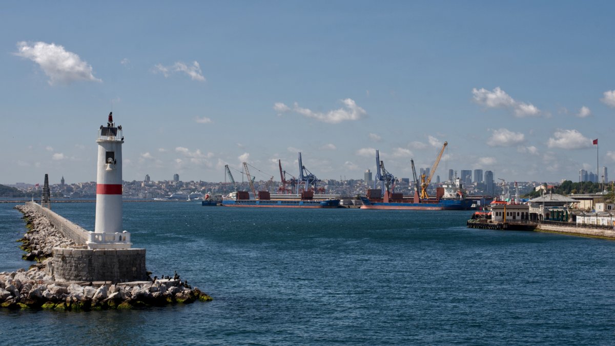 A view of the Haydarpaşa Port, Istanbul, Türkiye, Aug. 9, 2022. (Reuters Photo)