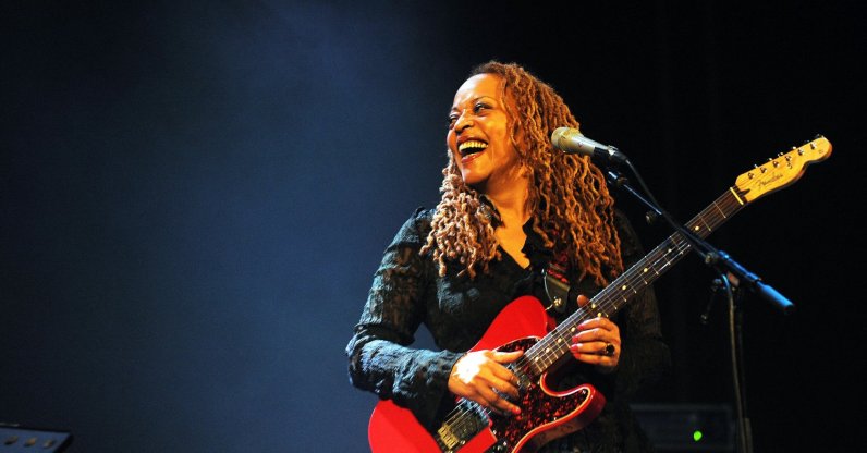 U.S. jazz musician and singer Cassandra Wilson performs during a Skopje Jazz Festival, Skopje, Macedonia, Oct. 20, 2013. (AFP Photo)