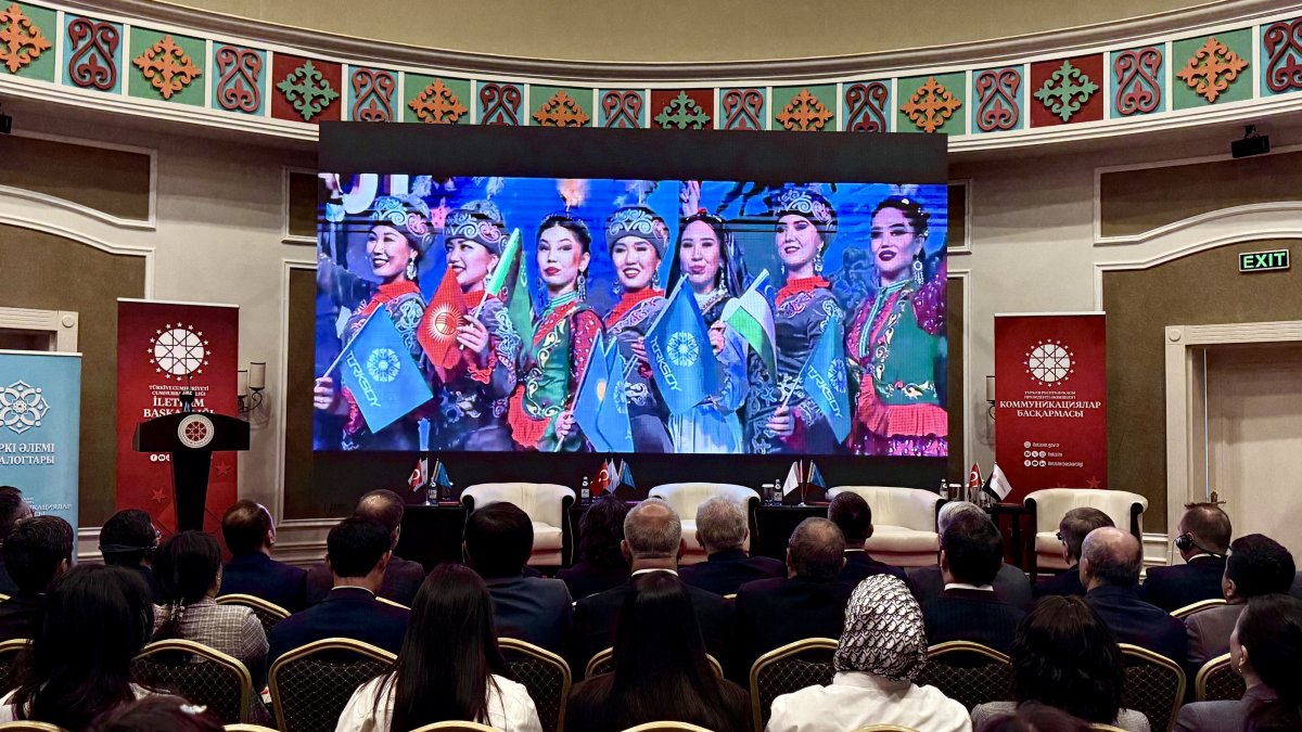 A panel titled “Turkic World Dialogues: Common Future, Common Vision,” organized by Türkiye’s Directorate of Communications, is held, Astana, Kazakhstan, Sept. 4, 2026. (AA Photo)