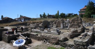 A general view of the excavation site at the ancient city of Sebastapolis, Tokat, Türkiye, Sept. 4, 2026. (AA Photo)