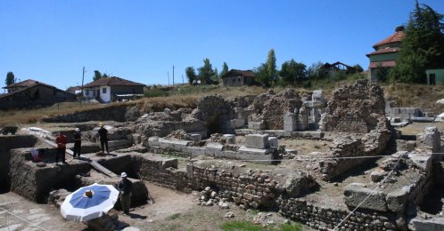 A general view of the excavation site at the ancient city of Sebastapolis, Tokat, Türkiye, Sept. 4, 2026. (AA Photo)