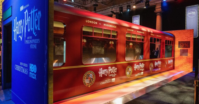 The Hogwarts Express Train during Back To Hogwarts Day 2026 at Old Billingsgate Market, London, England, Sept. 1, 2026. (Getty Images Photo)