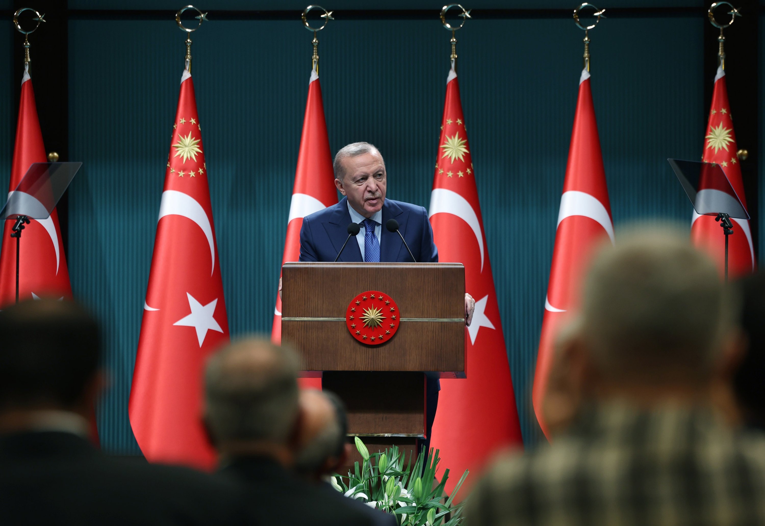 Türkiye will not stand by against hostile moves in region: Erdoğan