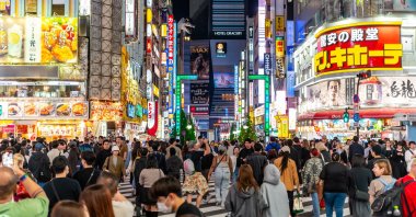 Tourists walk and shop in Shinjuku, Tokyo, Japan, Nov. 4, 2024. (Shutterstock Photo)