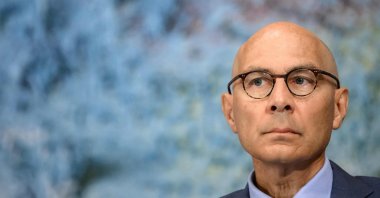 U.N. High Commissioner for Human Rights Volker Turk looks on during the 63rd session of the United Nations Human Rights Council, Geneva, Switzerland, Sept. 7, 2026. (AFP Photo)