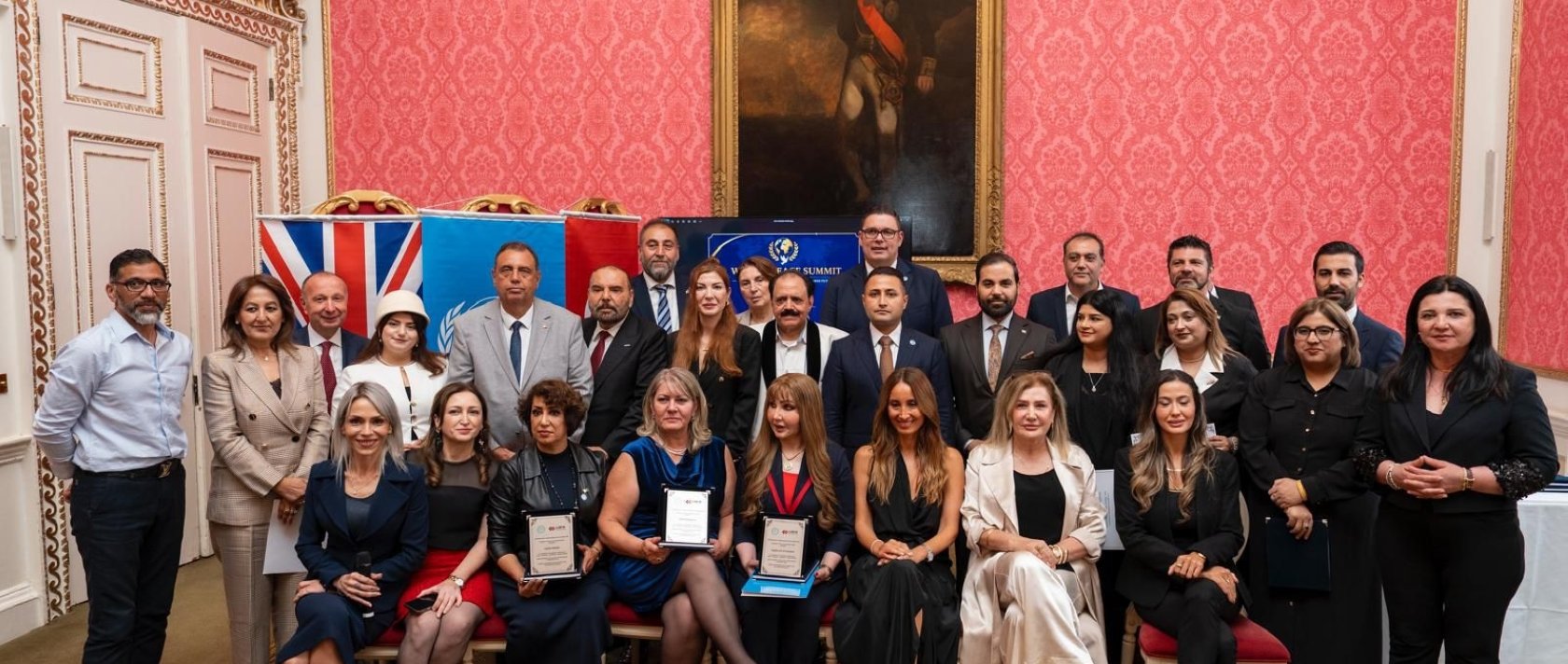 Award recipients pose for a photo during the ceremony, London, England, U,K, Sept. 6, 2026. (Photo by  Alpaslan Düven)