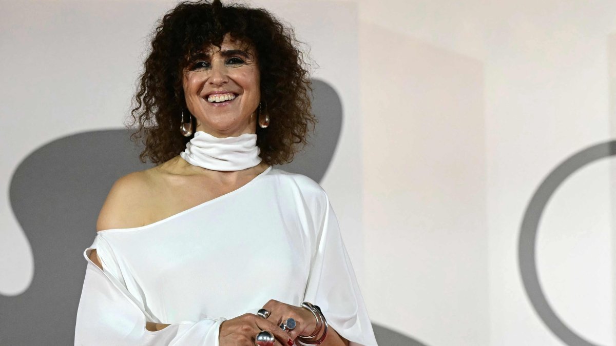 Danish director May El-Toukhy attends the red carpet event before the screening of "Woman Unknown" presented in competition at the 83rd International Venice Film Festival, Venice, Italy, Sept. 6, 2026. (AFP Photo)