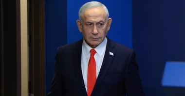 Israeli Prime Minister Benjamin Netanyahu holds a news conference, in Jerusalem, Monday June 15, 2026. (Ronen Zvulun, Pool Photo via AP)