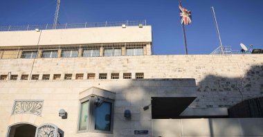 A photograph shows the British consulate in Israeli-occupied East Jerusalem, Sept. 8, 2026. (AFP Photo)
