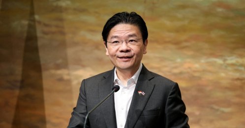Singapore's Prime Minister Lawrence Wong attends a press conference with Thailand's Prime Minister Anutin Charnvirakul (not pictured) in Bangkok, Thailand, Sept. 2, 2026. (Reuters Photo)
