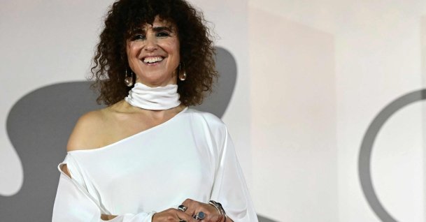 Danish director May El-Toukhy attends the red carpet event before the screening of "Woman Unknown" presented in competition at the 83rd International Venice Film Festival, Venice, Italy, Sept. 6, 2026. (AFP Photo)