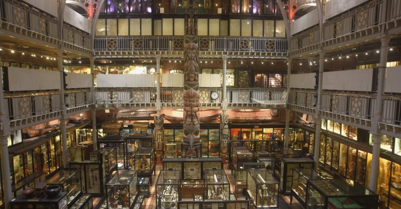 An interior view of the Pitt Rivers Museum, Oxford, England. (Getty Images Photo)