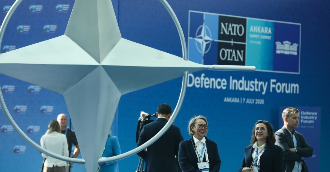 The NATO Summit Defense Industry Forum takes place during the NATO Summit at the ATO Congresium, Ankara, Türkiye, July 7, 2026.  (Getty Images Photo)