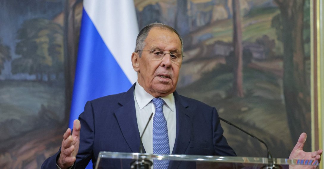 Russian Foreign Minister Sergey Lavrov attends a joint press-conference with Saudi Arabia Foreign Minister (not pictured) in Moscow, Sept. 8, 2026. (AFP Photo)