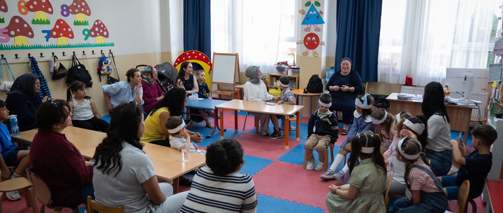 Students attend a class during School Adaptation Week for the 2026-2027 academic year, Istanbul, Türkiye, Sept. 7, 2026. (AA Photo)