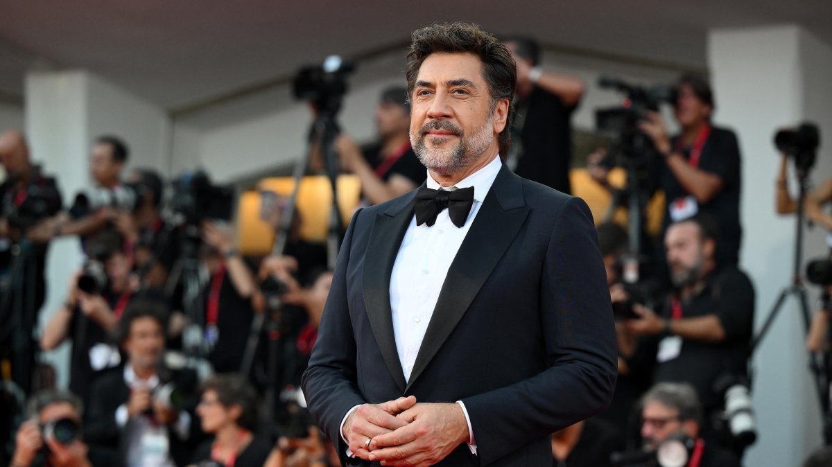 Spanish actor Javier Bardem arrives for the premiere of 'Bunker' during the 83rd Venice Film Festival, Venice, Italy, Sept. 8, 2026. (EPA Photo)
