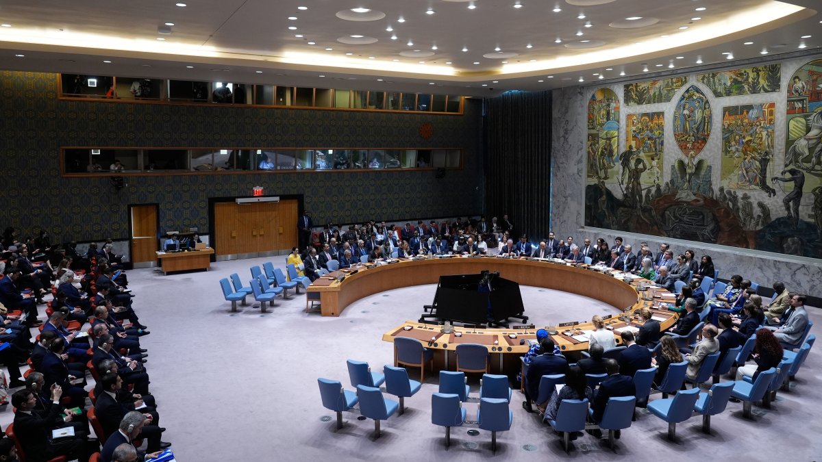 The Security Council meets at United Nations headquarters, Tuesday, May 26, 2026. (AP Photo)