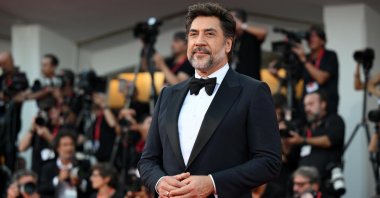 Spanish actor Javier Bardem arrives for the premiere of 'Bunker' during the 83rd Venice Film Festival, Venice, Italy, Sept. 8, 2026. (EPA Photo)