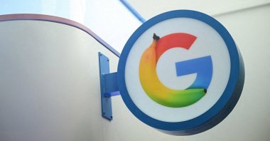 A specially designed Google logo during the opening of Google's new Artificial Intelligence center, Berlin, Germany, March 5, 2026. (Reuters File Photo)