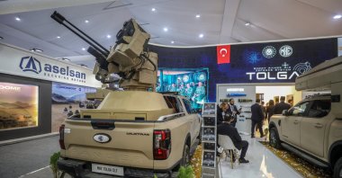 MKE's TOLGA system is displayed during El Alamein International Airshow, El Alamein, Egypt, Sept. 8, 2026. (AA Photo)