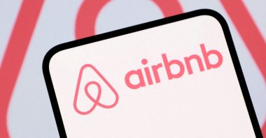 Airbnb logo is seen in this illustration taken Aug. 5, 2025. (Reuters Photo)