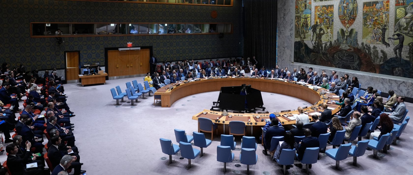 The Security Council meets at United Nations headquarters, Tuesday, May 26, 2026. (AP Photo)