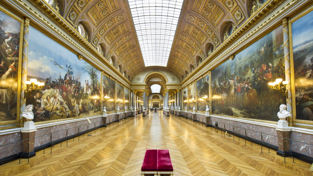 The Galerie des Batailles is seen at the Palace of Versailles, Yvelines, France, Dec. 12, 2011. (Getty Images Photo)