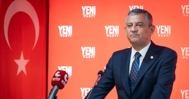 YP Chair Özgür Özel speaks at a news conference at party headquarters, Ankara, Türkiye, Aug. 31, 2026. (AA Photo)