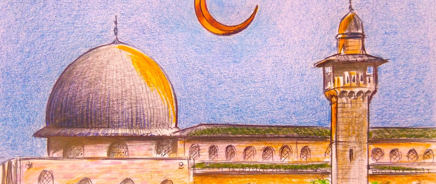 "Al-Aqsa Mosque is the honor of the entire Islamic world, and its protection cannot be left solely to the oppressed Palestinians. Muslim countries must act in unison on this issue." (Illustration by Erhan Yalvaç)