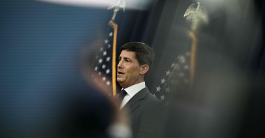 U.S. Federal Reserve Chair Kevin Warsh speaks during a press conference, Washington, U.S., June 17, 2026. (AFP Photo)