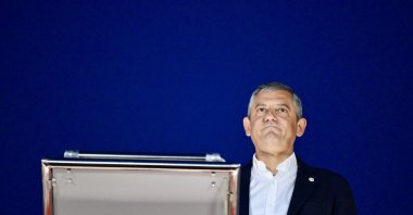 New Party leader Özgür Özel speaks at a rally, Üsküdar, Istanbul, Türkiye, Sept. 12, 2026. (AA Photo)