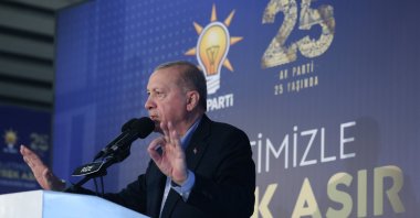President Recep Tayyip Erdoğan speaks at an event, Rize, northern Türkiye, Sept. 11, 2026. (AA Photo)