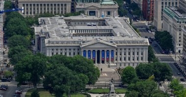 The U.S. Department of the Treasury Building in Washington, D.C., U.S., July 11, 2026. (Reuters Photo)