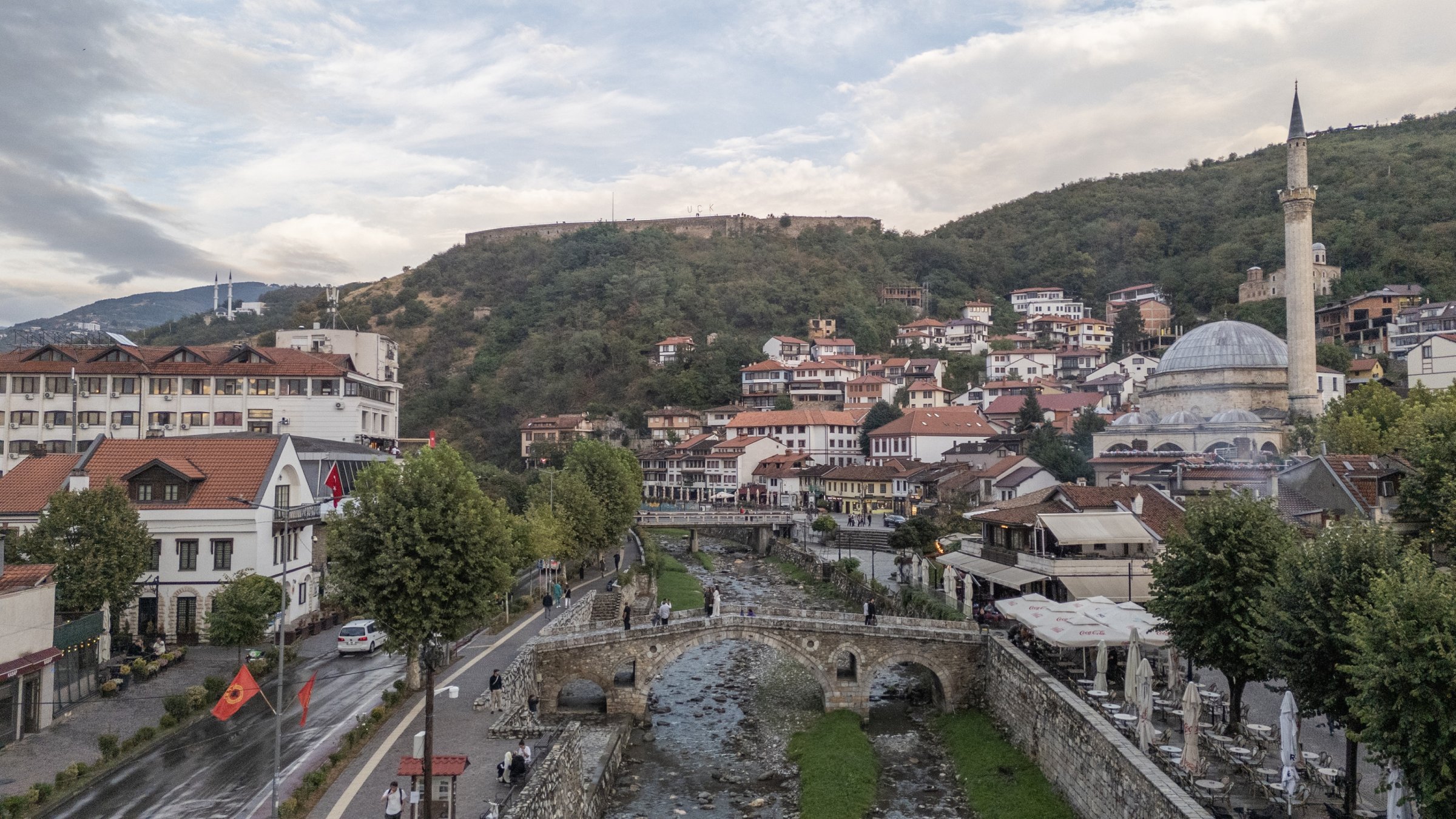 Buildings in the city with Ottoman heritage, where Turkish cultural heritage continues to thrive, Prizren, Kosovo, Sept. 12, 2026. (AA Photo)